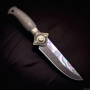 Beautiful custom-made knife with a handle