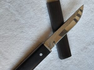Modern Tanto Full Tang Sandalwood Stainless Steel Camping Collection Hunting- image 1